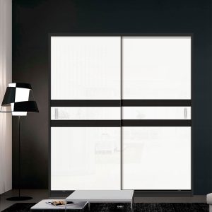 Quality Closet Doors Sliding Wood White And Black