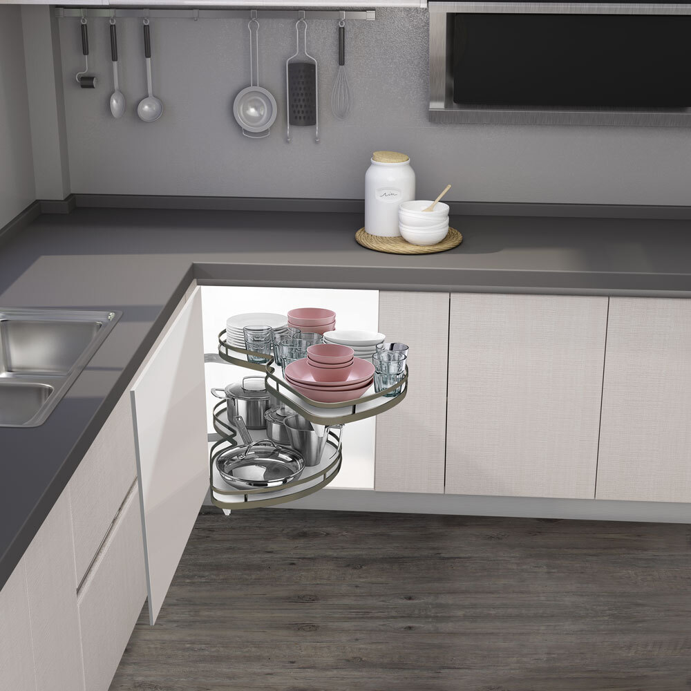 Kitchen Basket Corner Lazy Susan Kitchen Storage Ideas